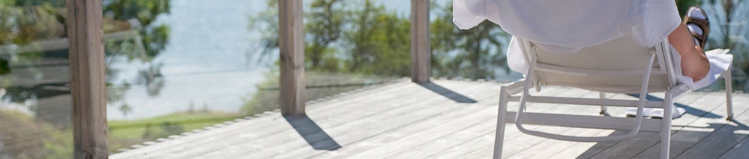 Flott og grått på terrassen